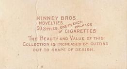 1889 Kinney Brothers Novelties (N228) #NNO Mandolin Back