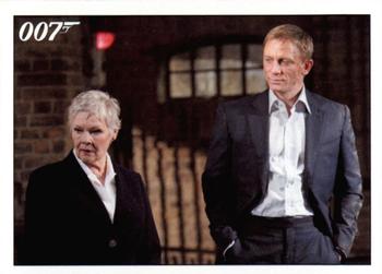 2015 Rittenhouse James Bond Archives #004 At the MI6 safehouse, M tells Bond about Yusef Front