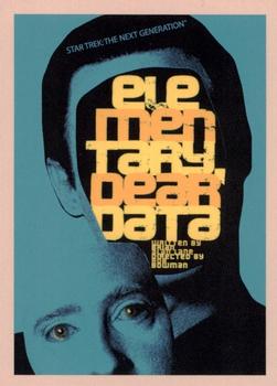 2015 Rittenhouse Star Trek: The Next Generation Portfolio Prints Series One #29 Elementary, Dear Data Front