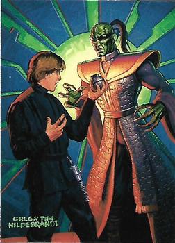 1996 Topps Star Wars Galaxy Magazine Cover Gallery #C2 Luke Skywalker / Prince Xizor Front