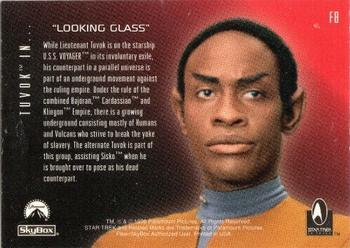 1996 SkyBox 30 Years of Star Trek Phase Two - Dopplegangers #F8 Tuvok Back