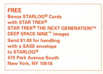1993 Starlog: The Science Fiction Universe #CK5 Checklist #5 Back