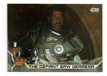 2017 Topps Star Wars Rogue One Series 2 - Gray #27 The Defiant Saw Gerrera Front