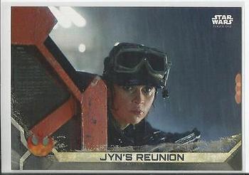 2017 Topps Star Wars Rogue One Series 2 - Gray #34 Jyn's Reunion Front