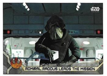 2017 Topps Star Wars Rogue One Series 2 - Gray #61 Admiral Raddus Leads the Mission Front