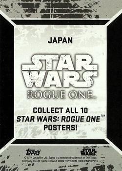 2017 Topps Star Wars Rogue One Series 2 - Movie Posters #NNO Japan Theatrical Poster Back
