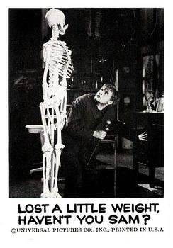 1961 Leaf Spook Stories #56 Lost a little weight, haven't you Sam? Front