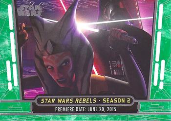 2017 Topps Star Wars 40th Anniversary - Green #17 Star Wars Rebels - Season 2 Front