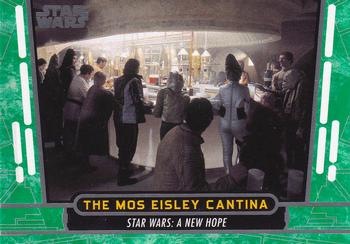 2017 Topps Star Wars 40th Anniversary - Green #23 The Mos Eisley Cantina Front
