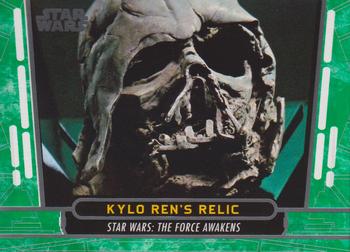 2017 Topps Star Wars 40th Anniversary - Green #57 Kylo Ren's Relic Front
