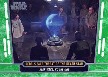 2017 Topps Star Wars 40th Anniversary - Green #60 Rebels Face Threat of the Death Star Front