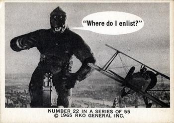 1965 Donruss King Kong #22 