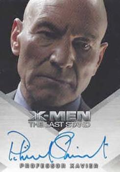 2006 Rittenhouse XIII: X-Men The Last Stand - Autographs #NNO Patrick Stewart / Professor Xavier Front