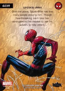 2017 Fleer Ultra Marvel Spider-Man - Royal Foil #GC19 Spider-Man Back