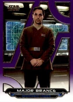 2017 Topps Star Wars: Galactic Files Reborn - Purple #TFA-23 Major Brance Front