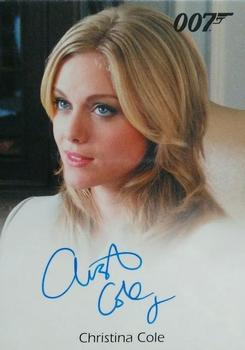 2009 Rittenhouse James Bond Archives - Autographs #NNO Christina Cole Front
