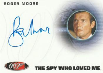 2015 Rittenhouse James Bond Archives - Autographs #A222 Roger Moore Front