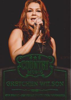 2014 Panini Country Music - Award Winners Green #5 Gretchen Wilson Front