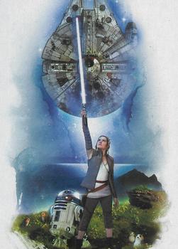 2017 Topps Star Wars Journey To The Last Jedi - Rey Continuity #3 Rey Front