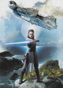 2017 Topps Star Wars Journey To The Last Jedi - Rey Continuity #5 Rey Front