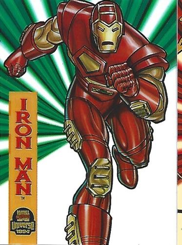 1994 Fleer Marvel Universe - Jumbo Suspended Animation #NNO Iron Man Front