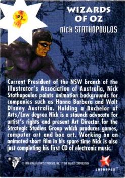 1996 Intrepid The Phantom Gallery #93 Nick Stathopoulos Back