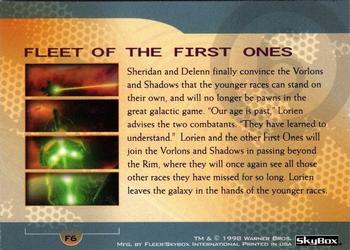 1998 Fleer Babylon 5 Season 4 - Fleet of the First Ones #F6 Our Age Is Past Back