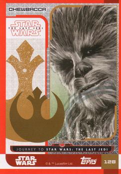 2017 Topps Star Wars Journey to the Last Jedi (UK Release) #128 Chewbacca Back