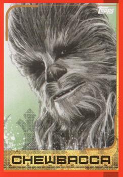 2017 Topps Star Wars Journey to the Last Jedi (UK Release) #128 Chewbacca Front