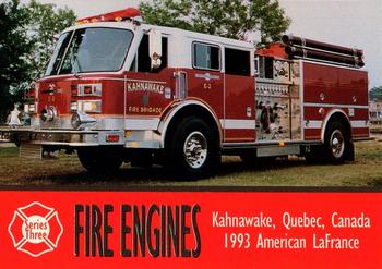 1994 Bon Air Fire Engines #286 Kahnawake, Quebec, Canada - 1993 American LaFrance Front