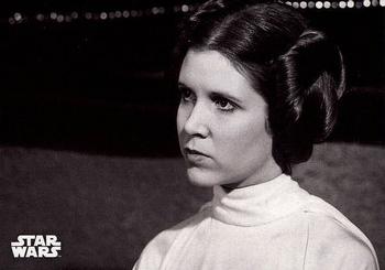 2018 Topps Star Wars: A New Hope Black & White #123 Leia Looks On Front