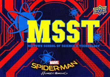 2017 Upper Deck Marvel Spider-Man: Homecoming Walmart Edition #RB-7 Midtown School is for the best and brightest kids Front