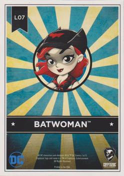 2017 Cryptozoic DC Comics Bombshells - Lil' Bombshells - Copper Deco Foil #L07 Batwoman Back
