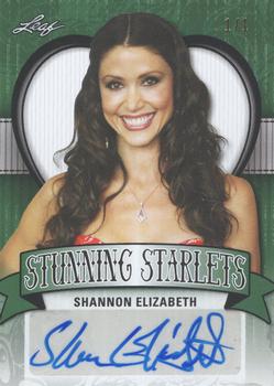 2017 Leaf Pop Century - Stunning Starlets Green #SS-SE1 Shannon Elizabeth Front