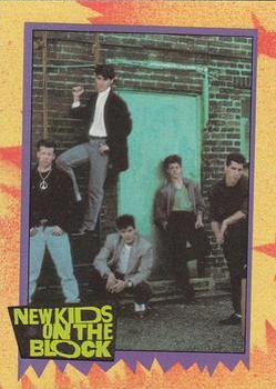 1989 O-Pee-Chee New Kids on the Block #4 Bookin’ Front