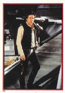 1983 Topps Star Wars: Return of the Jedi Album Stickers #116 Han on bridge Front