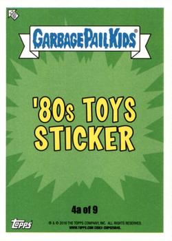 2018 Topps Garbage Pail Kids We Hate the '80s - Puke #4a Pet Monster Back