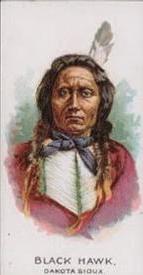 1888 Allen & Ginter Celebrated American Indian Chiefs (N2) #NNO Black Hawk Front