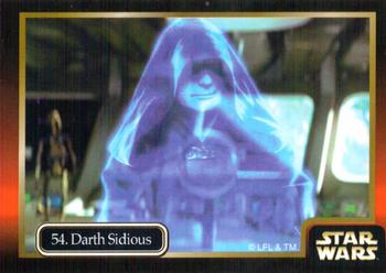 1999 Ikon Collectables Star Wars: Episode 1 #54 Darth Sidious Front
