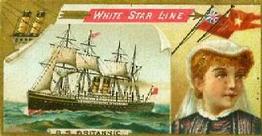 1887 Duke's Ocean and River Steamers (N83) #NNO White Star Line Front