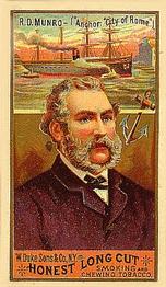 1887 Honest Long Cut Sea Captains (N127) #NNO R.D. Munro Front