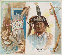 1888 Allen & Ginter The American Indian (N36) #NNO British Front