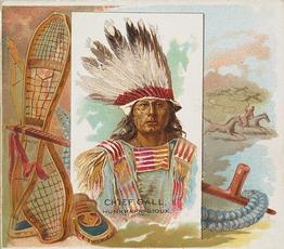 1888 Allen & Ginter The American Indian (N36) #NNO Chief Gall Front