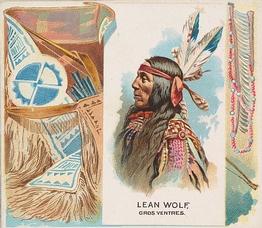 1888 Allen & Ginter The American Indian (N36) #NNO Lean Wolf Front