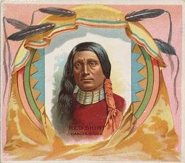 1888 Allen & Ginter The American Indian (N36) #NNO Red Shirt Front