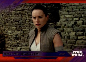 2017 Topps Star Wars: The Last Jedi - Purple #97 Rey on Ahch-To Front