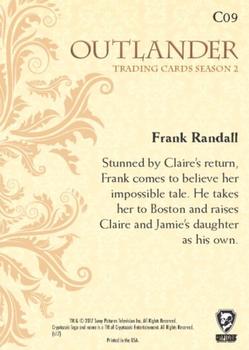 2017 Cryptozoic Outlander Season 2 - Character Bios Rainbow Foil #C9 Frank Randall Back