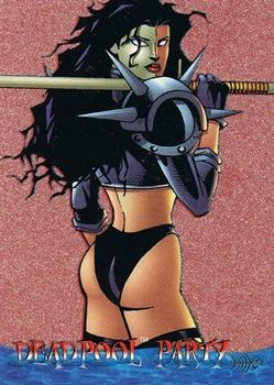 1997 Fleer/SkyBox X-Men '97 Timelines - Deadpool Party #6 Typhoid Mary Front