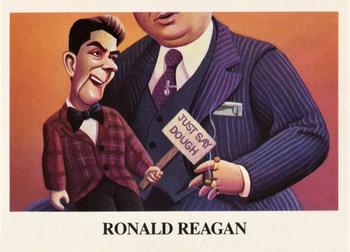 1988 Eclipse Iran-Contra Scandal #36 Ronald Reagan Front