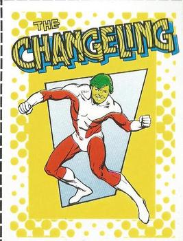 1987 DC Comics Backing Board Cards #15 Changeling Front